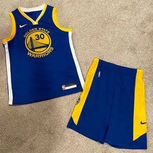 Boys Authentic Curry Jersey and Shorts Set